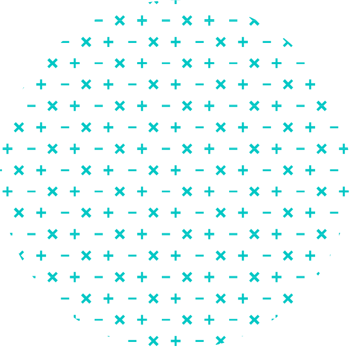 padrão circular azul turquesa